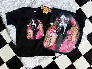 Pink Halloween Coffee Kids