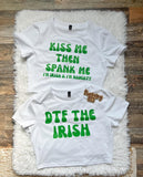 Custom St Patrick’s Crop Tee