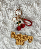 Cherry Bag Charm Keychain
