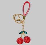 Cherry Bag Charm Keychain