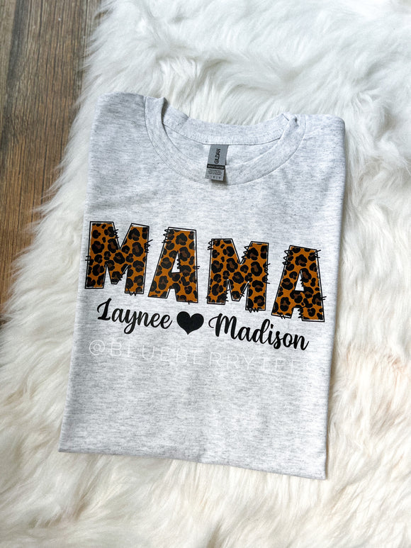 Mama Cheetah Custom Names