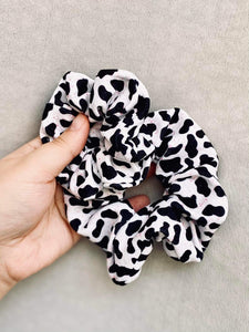 Cow Print Scrunchie - Adult & Toddler